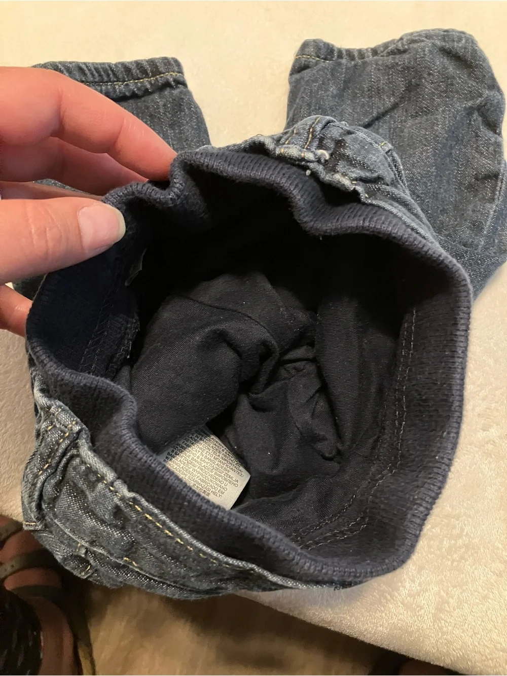 Kids Dark Blue Denim Shorts